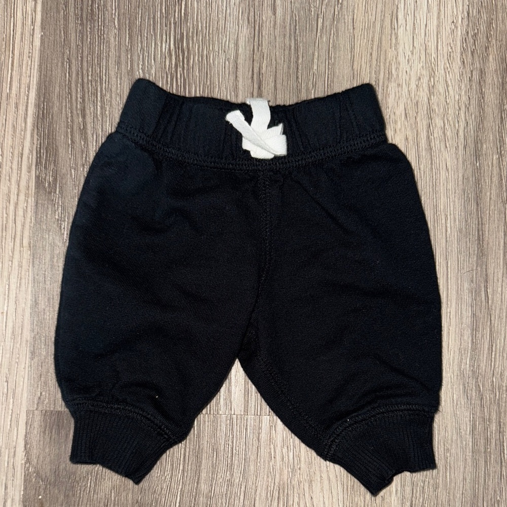 Black Newborn Sweatpants
